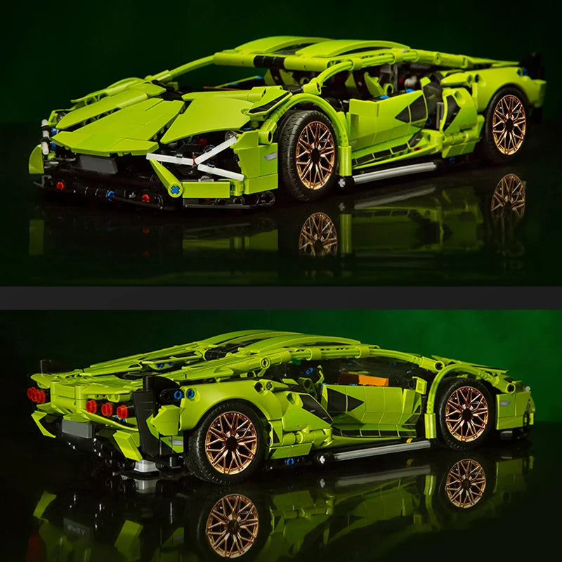 Lamborghini Building Block Kit โ Static & RC Dynamic Version | LuxCarModel