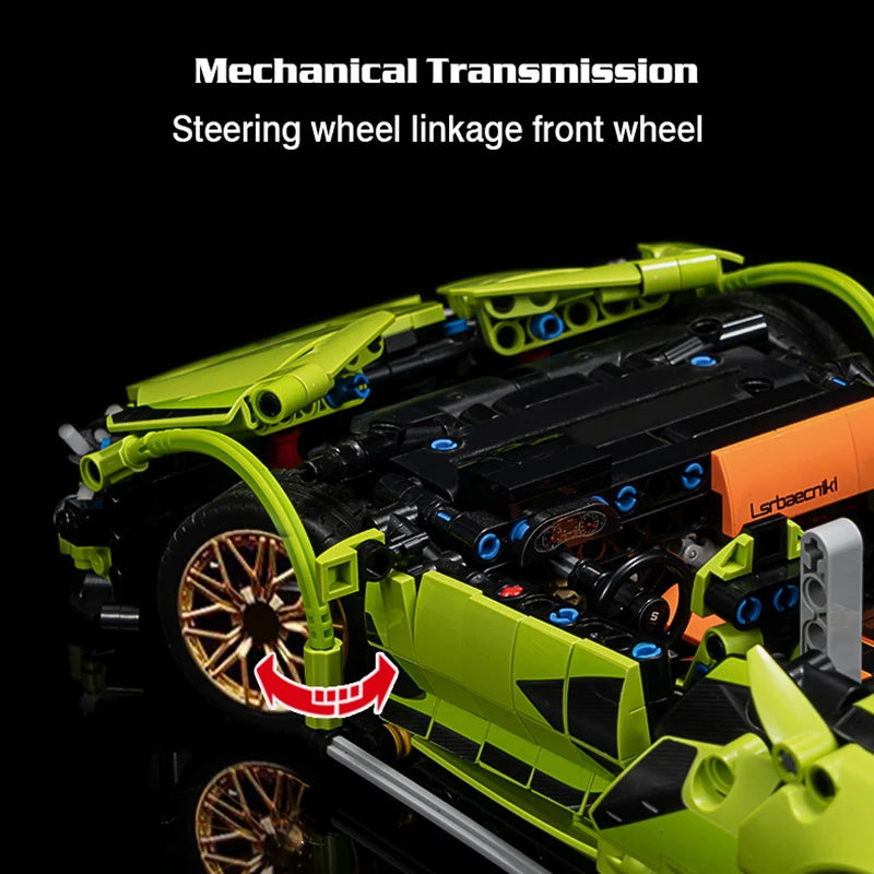 Lamborghini Building Block Kit โ Static & RC Dynamic Version | LuxCarModel