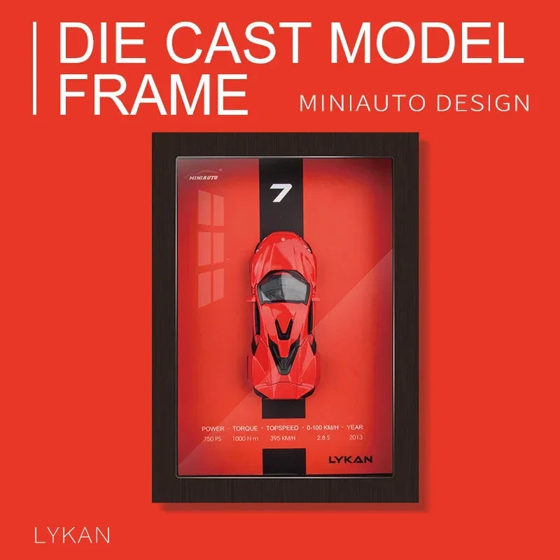 3D Display Frame – Luxury Magnetic Car Showcase Case | LuxCarModel