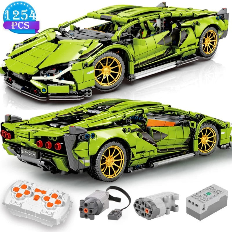 Lamborghini Building Block Kit – Static & RC Dynamic Version | LuxCarModel